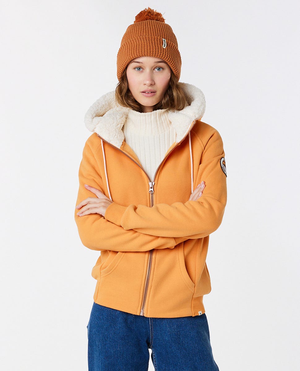 Sweat à capuche zippé Velouchi Sherpa - Rip Curl - Modalova