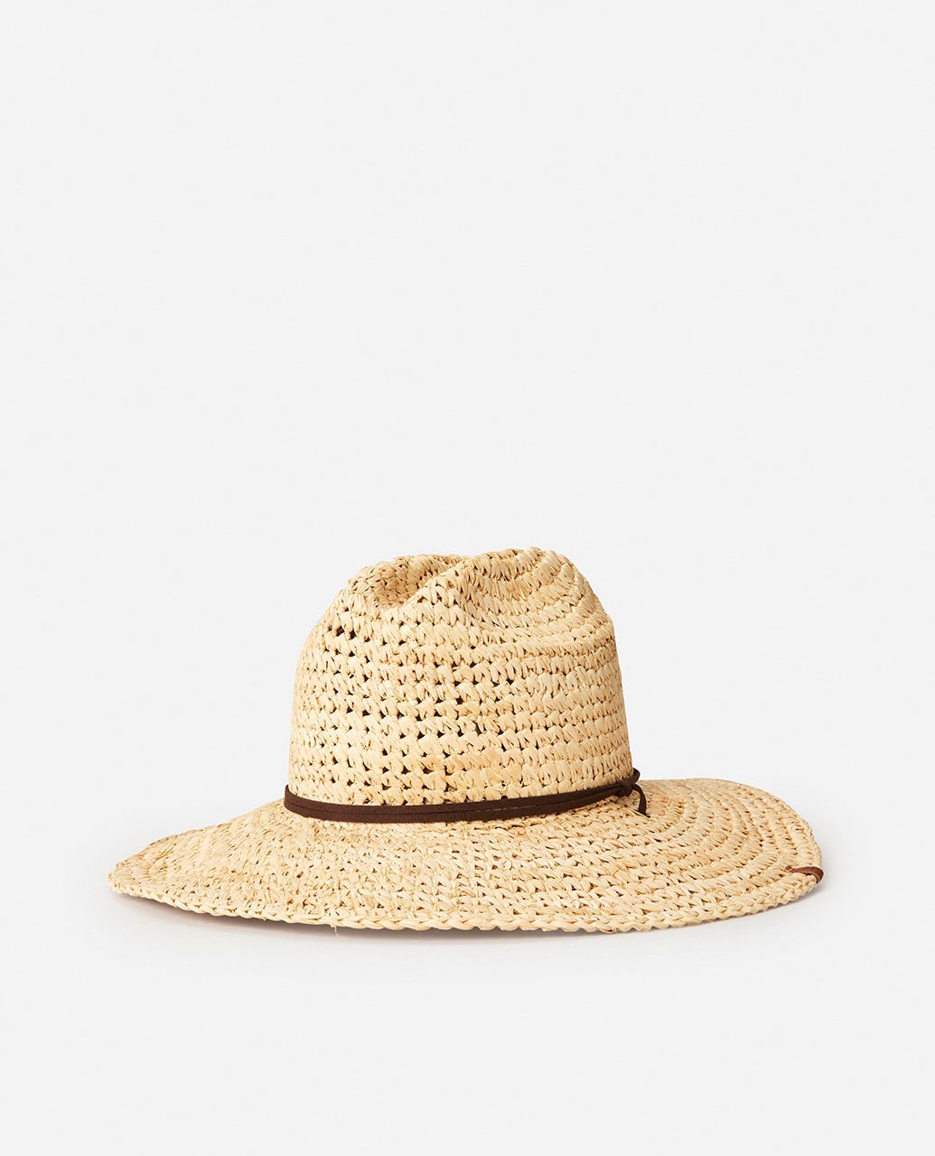 Rip Curl Women Crushable Straw Cowgirl Hat Medium Natural