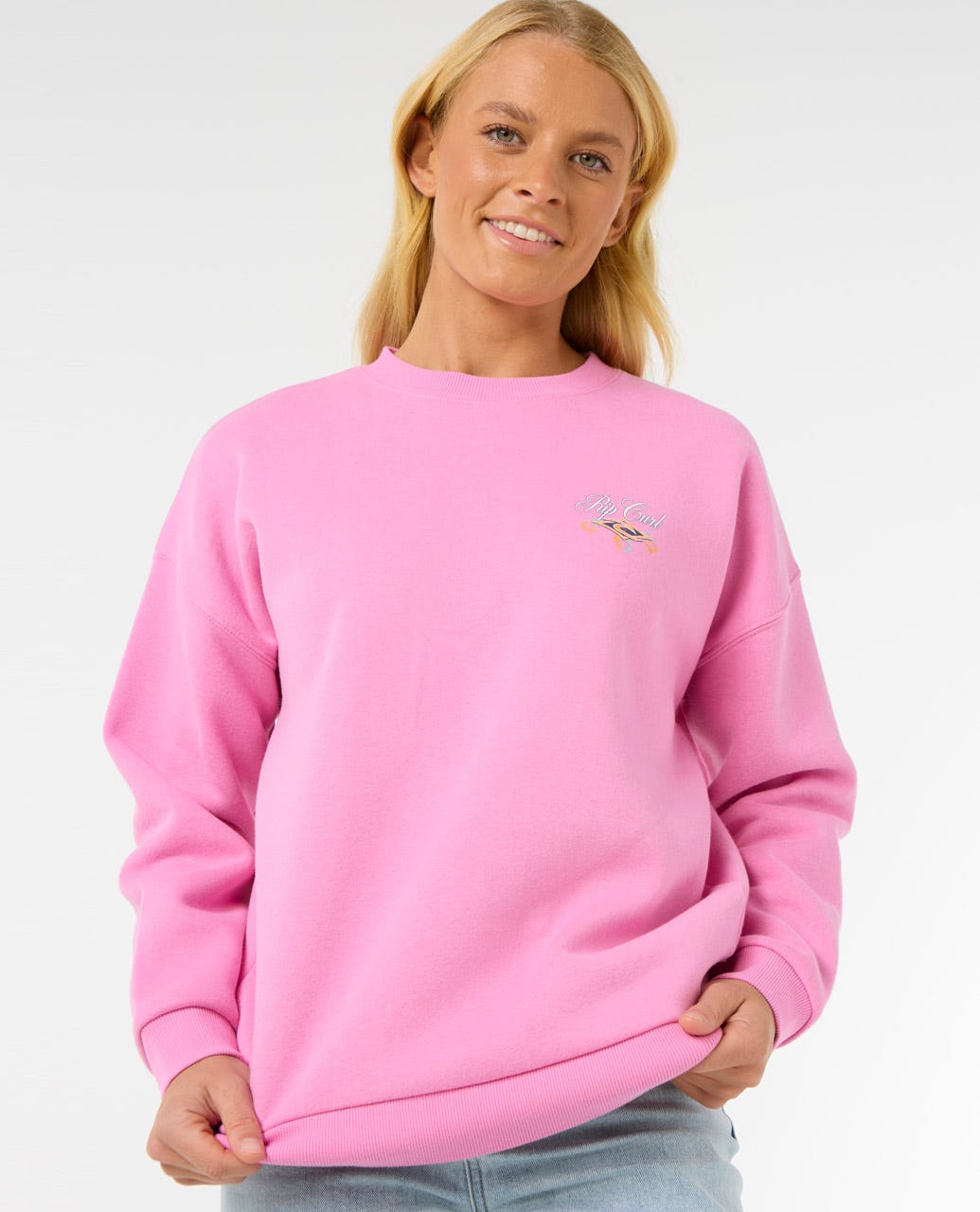 Sweat à Col rond Heritage Hibiscus Diamond - Rip Curl - Modalova