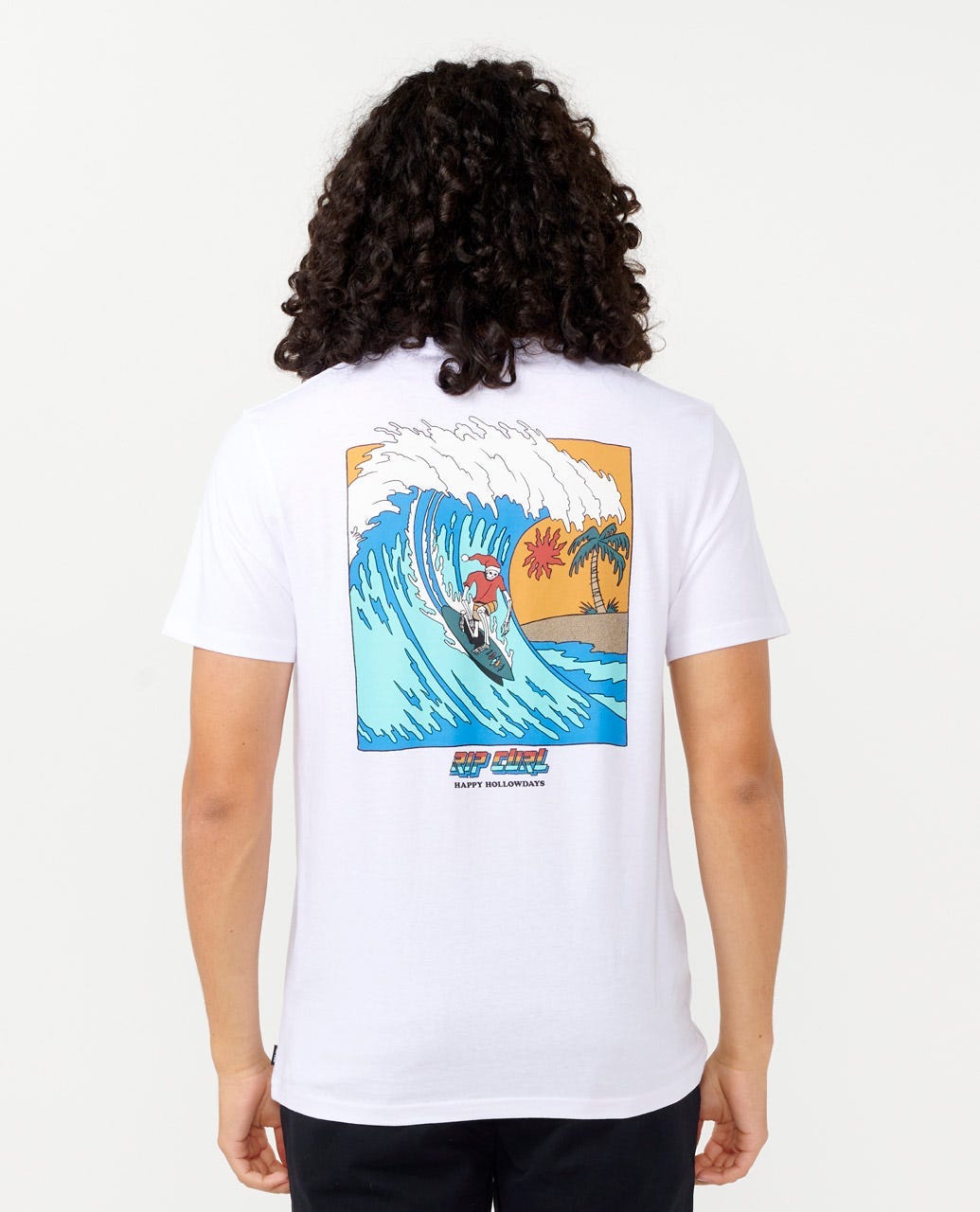 Rip Curl Psych Santa Tee Official Store