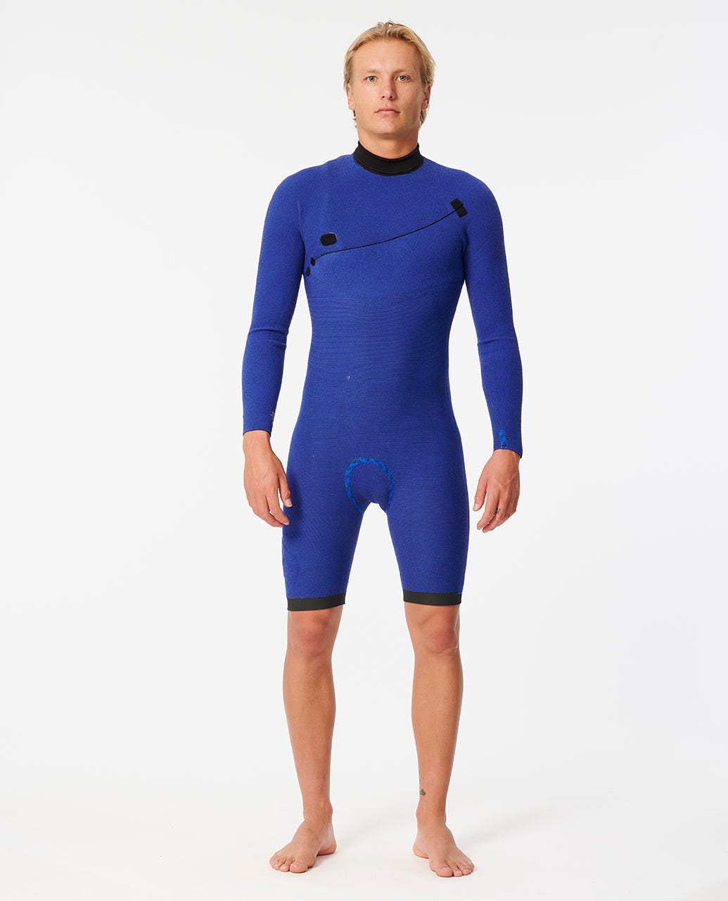 E-Bomb 2mm Zip Free Long Sleeve Short Leg Springsuit - Rip Curl