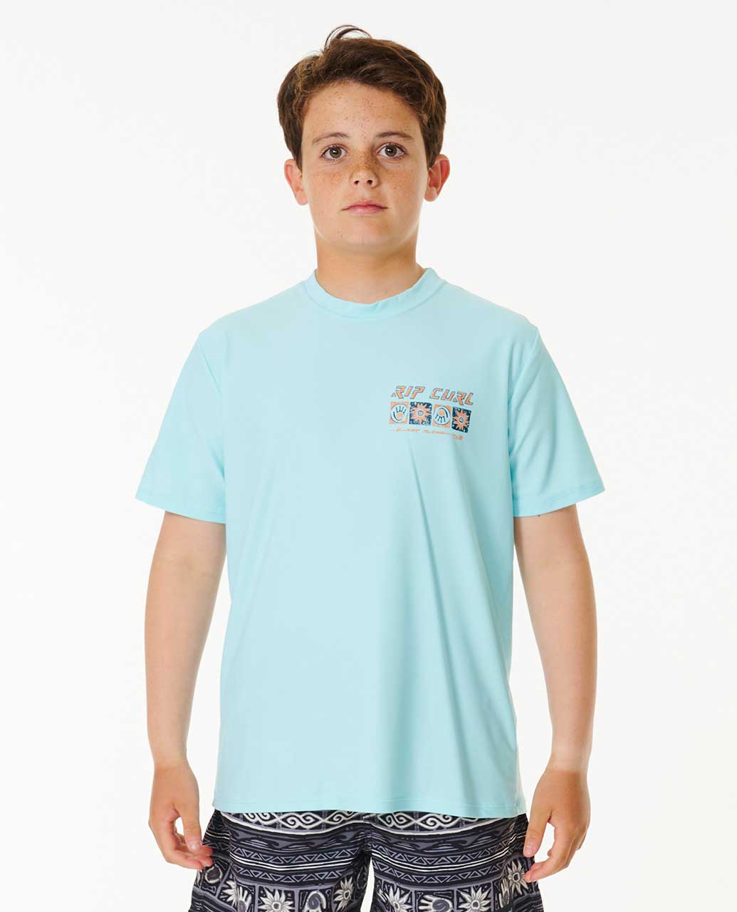 Pure Surf UV Short Sleeve Rash Vest Boys 8 16 years Rip Curl USA