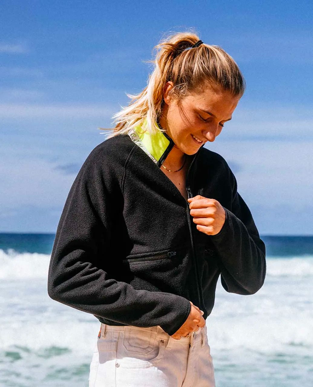 Rip Curl X Abrand Polaire Zippé - Rip Curl - Modalova