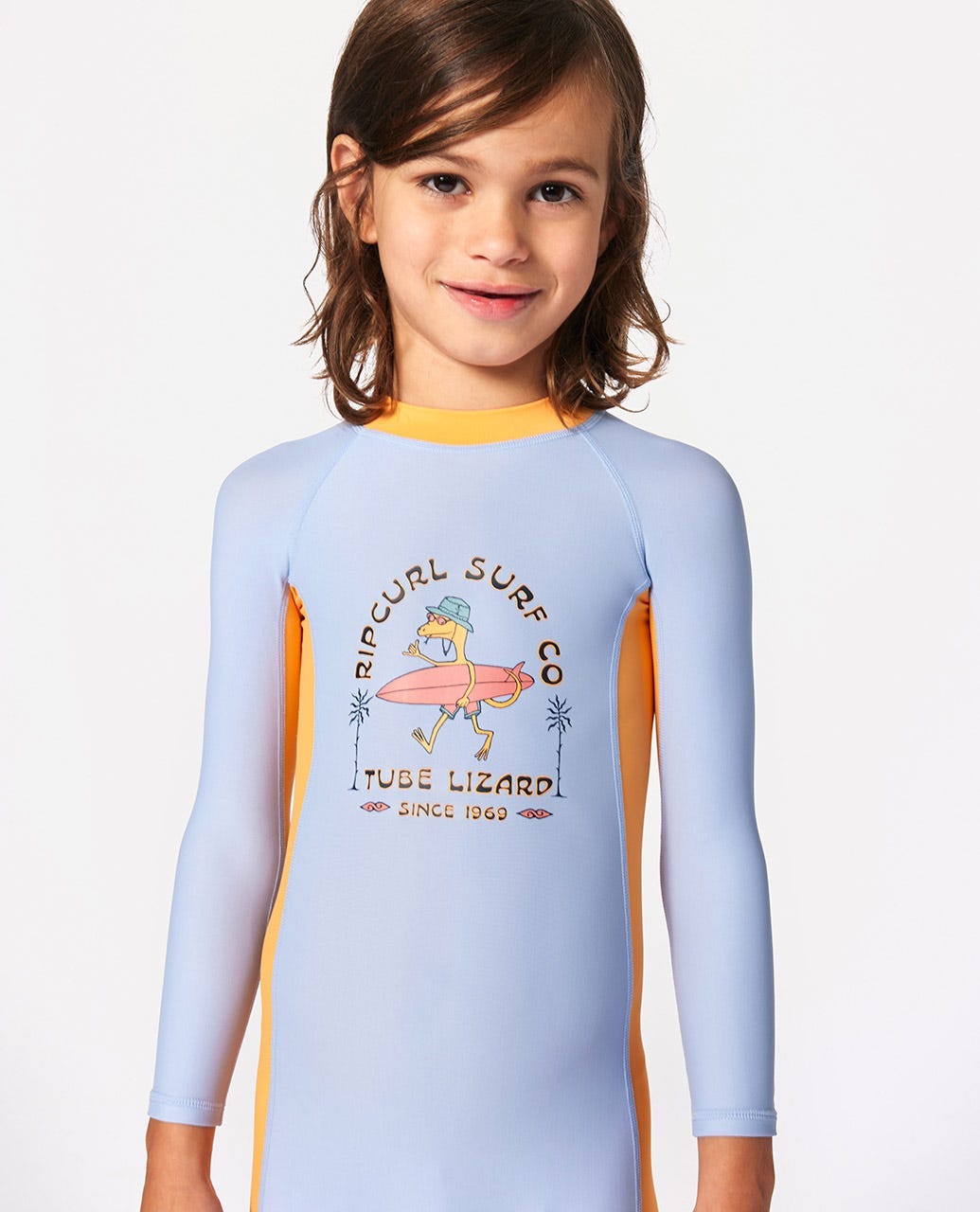 Rip Curl Grom Energy UPF SP St Long Sleeve Rash Guard White 12 24 Months