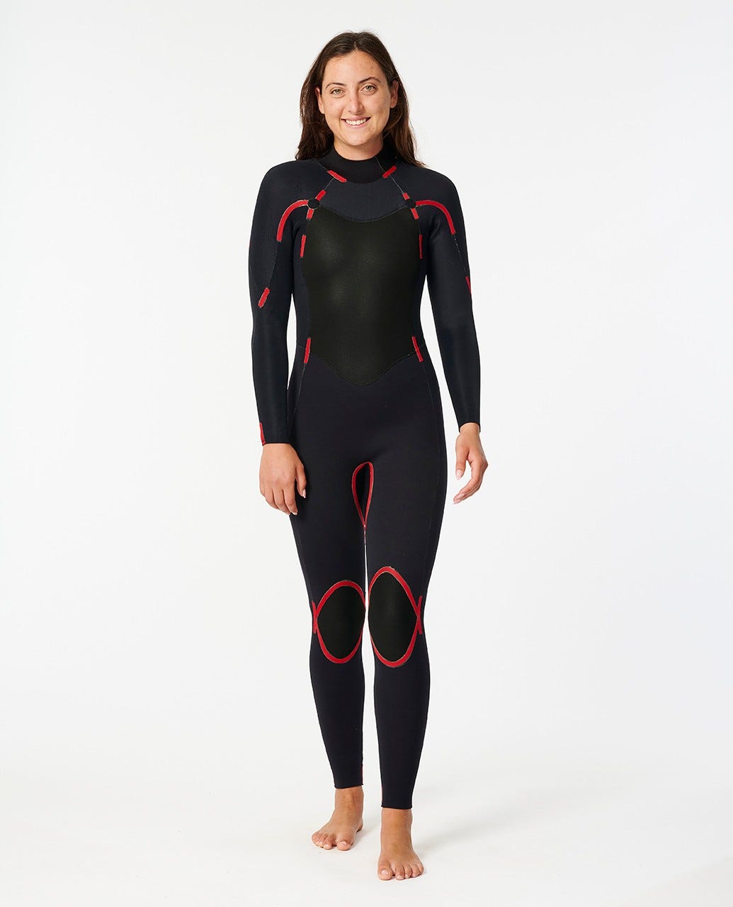 Women Freelite 3/2 Back Zip Flat Lock Wetsuit - Rip Curl Europe