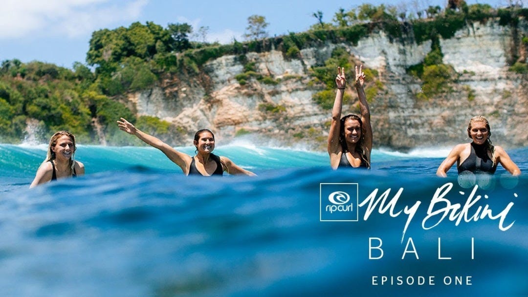 Go Behind The Scenes With The Rip Curl Women In Bali