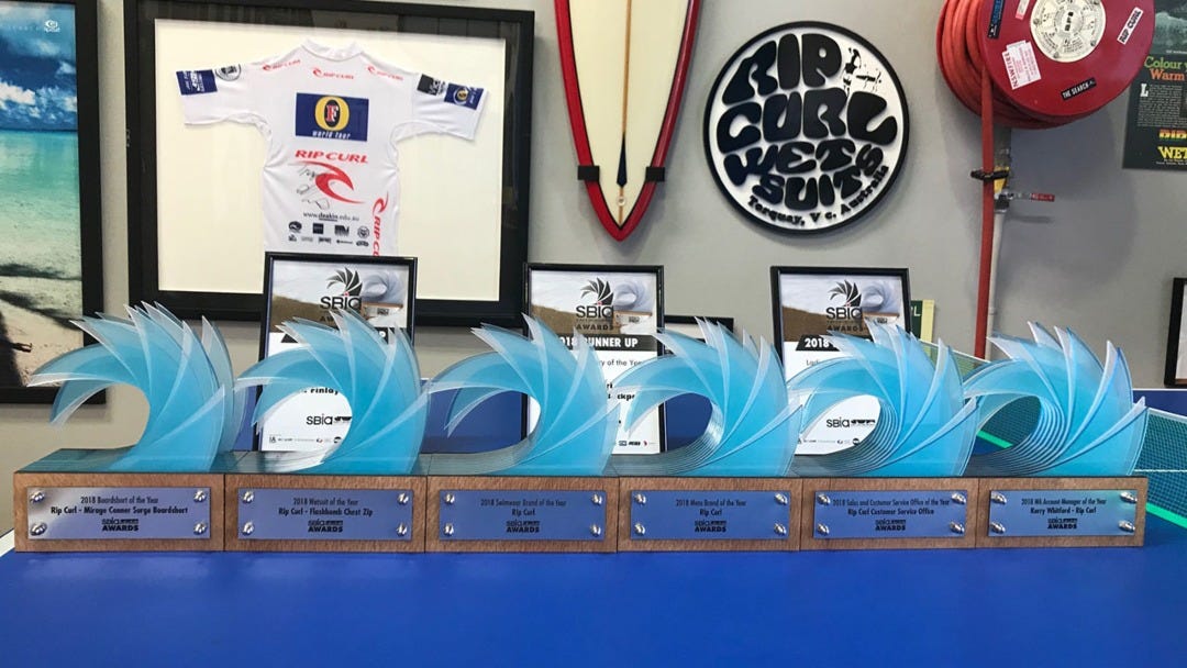 Rip Curl Triumphed At The 2018 SBIA Awards, Presented With 6 Awards And 3 Nominations.