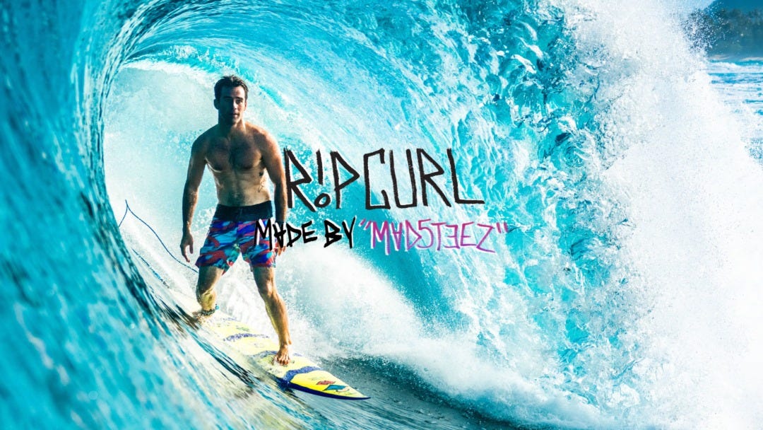 Rip Curl X MadSteez: Collab Range Released With Large-Scale Mural At ...