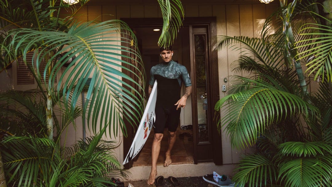 Packing for Hawaii with Gabriel Medina