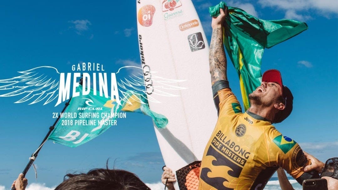 Join Gabriel Medina Behind The Scenes On The Day Of His Second World Title