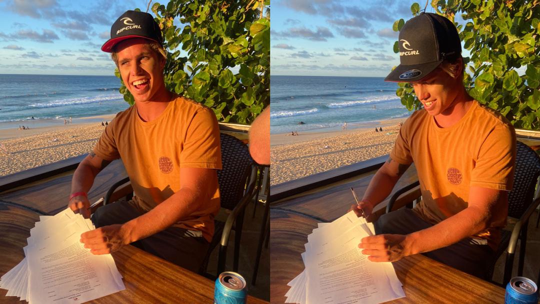 Morgan Cibilic Cements His Spot on The Rip Curl Team for Another Three Years. 