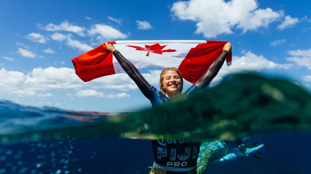 17-Year-Old Erin Brooks Makes History as First Canadian to Win a Championship Tour Event