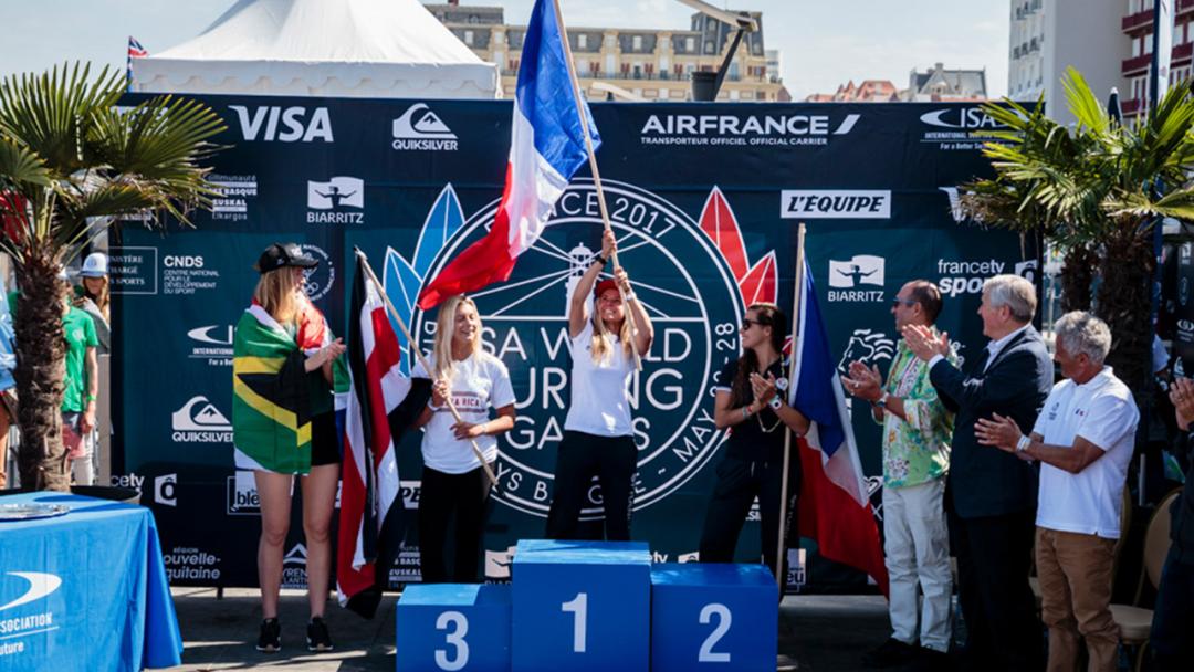 Pauline Ado Wins Women’s Gold At The ISA World Surfing Games