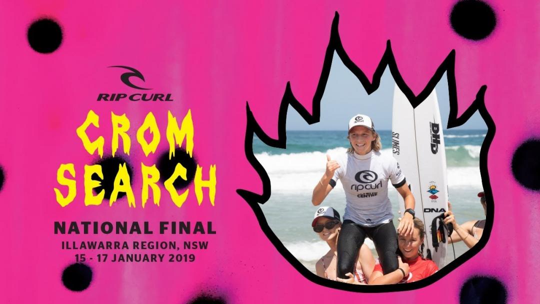 Australia’s Best Junior Surfers Turn It On For Finals Of The Rip Curl GromSearch National Final On The NSW South Coast.