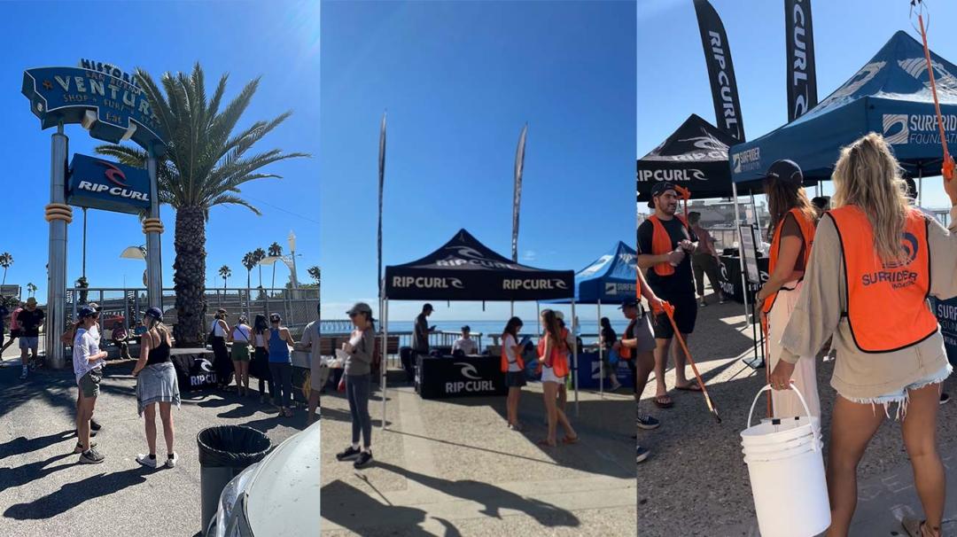 Rip Curl & Surfrider Foundation’s Beach Cleanup Triumphs at Ventura Pier, Uniting Community for a Cleaner Coastline