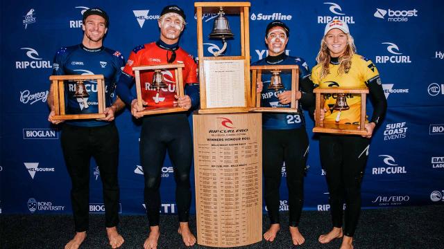 Tyler Wright And Ethan Ewing Win 2023 Rip Curl Pro Bells Beach