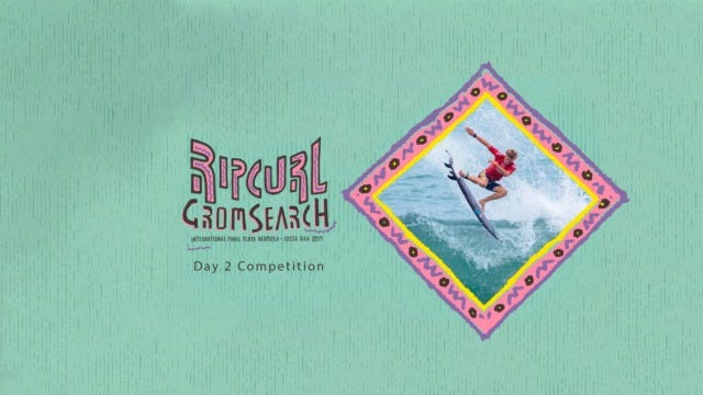 Day 2: Rip Curl GromSearch International Final Playa Hermosa, Costa Rica