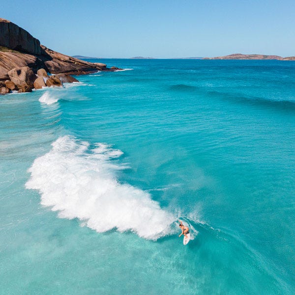 Kobie Enright surfing in Esperance Western Australia