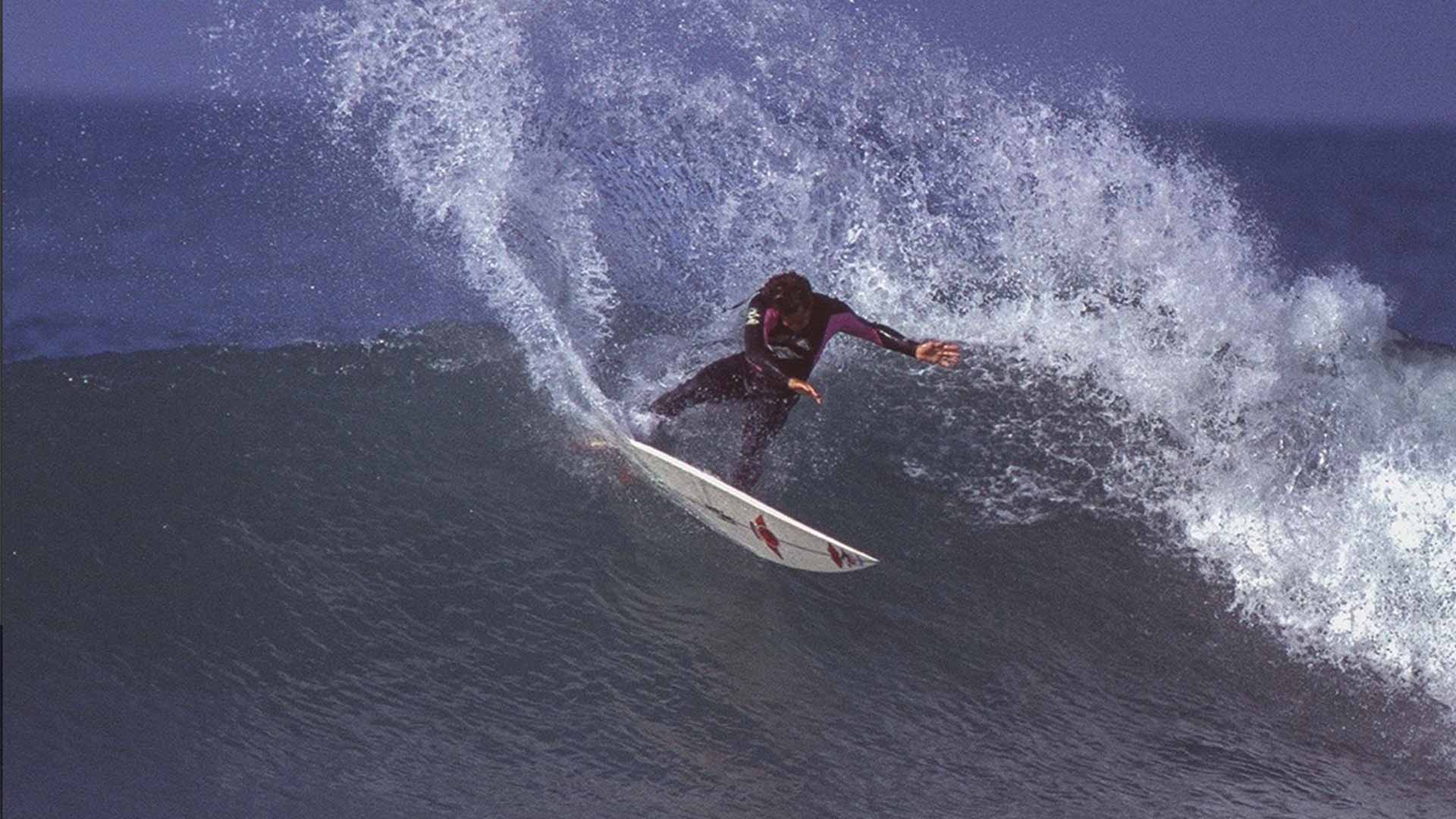 Crew surfing for Rip Curl