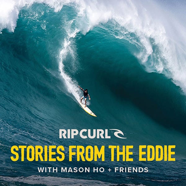 Mason Ho surfing Waimea Bay