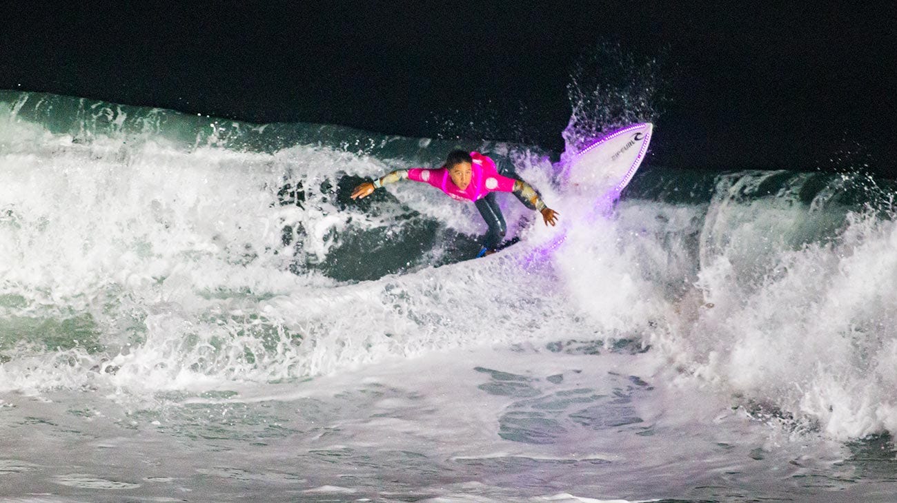 Night Surfing Returns to Anglet with Caraïbos Surf de Nuit Anglet presented by Rip Curl