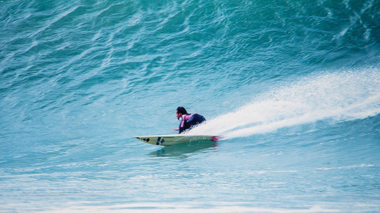 Rip Curl crew surfing on The Search