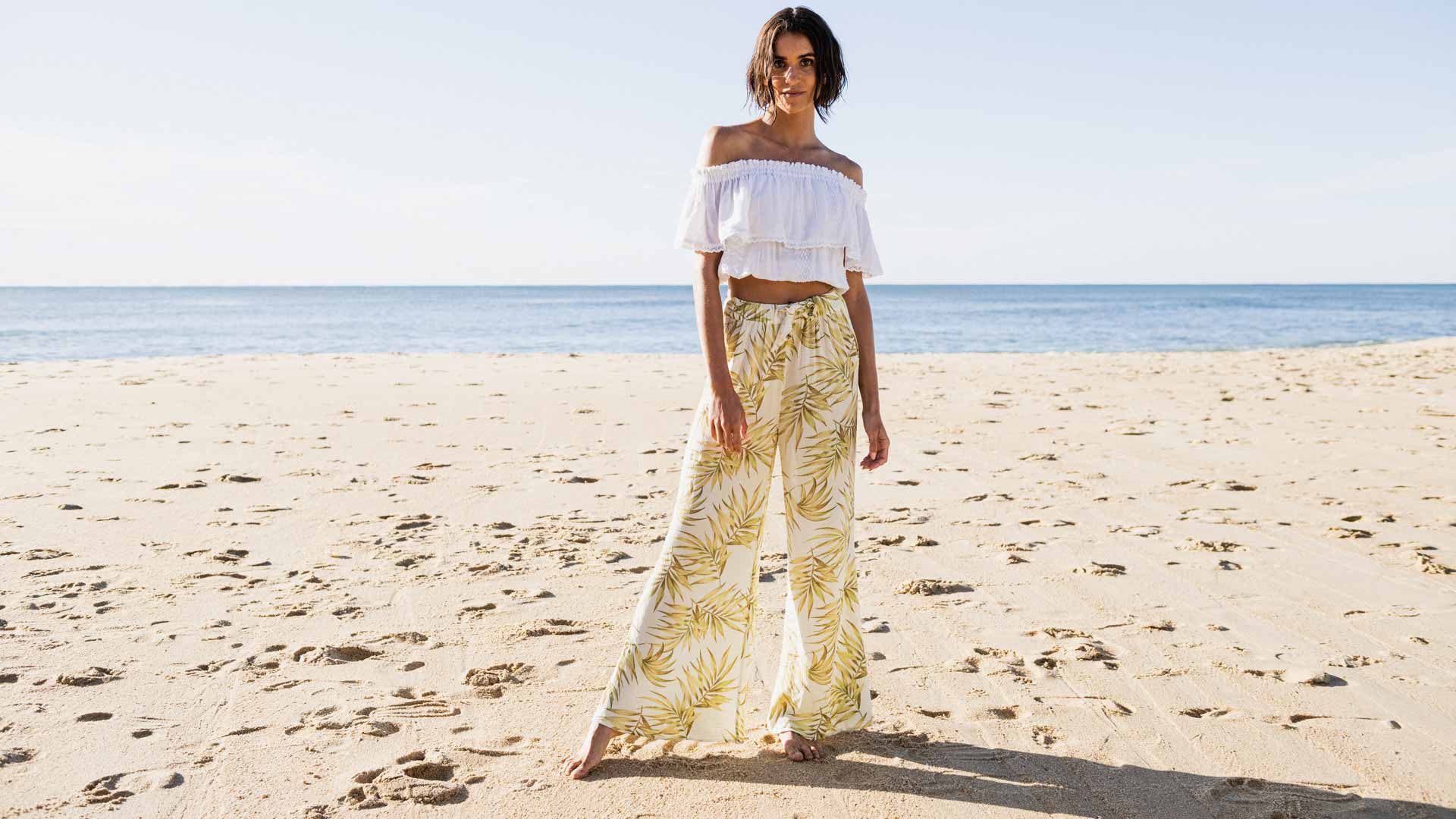 Victoria Vergara in Noosa wearing Rip Curl's Montego Bay collection.