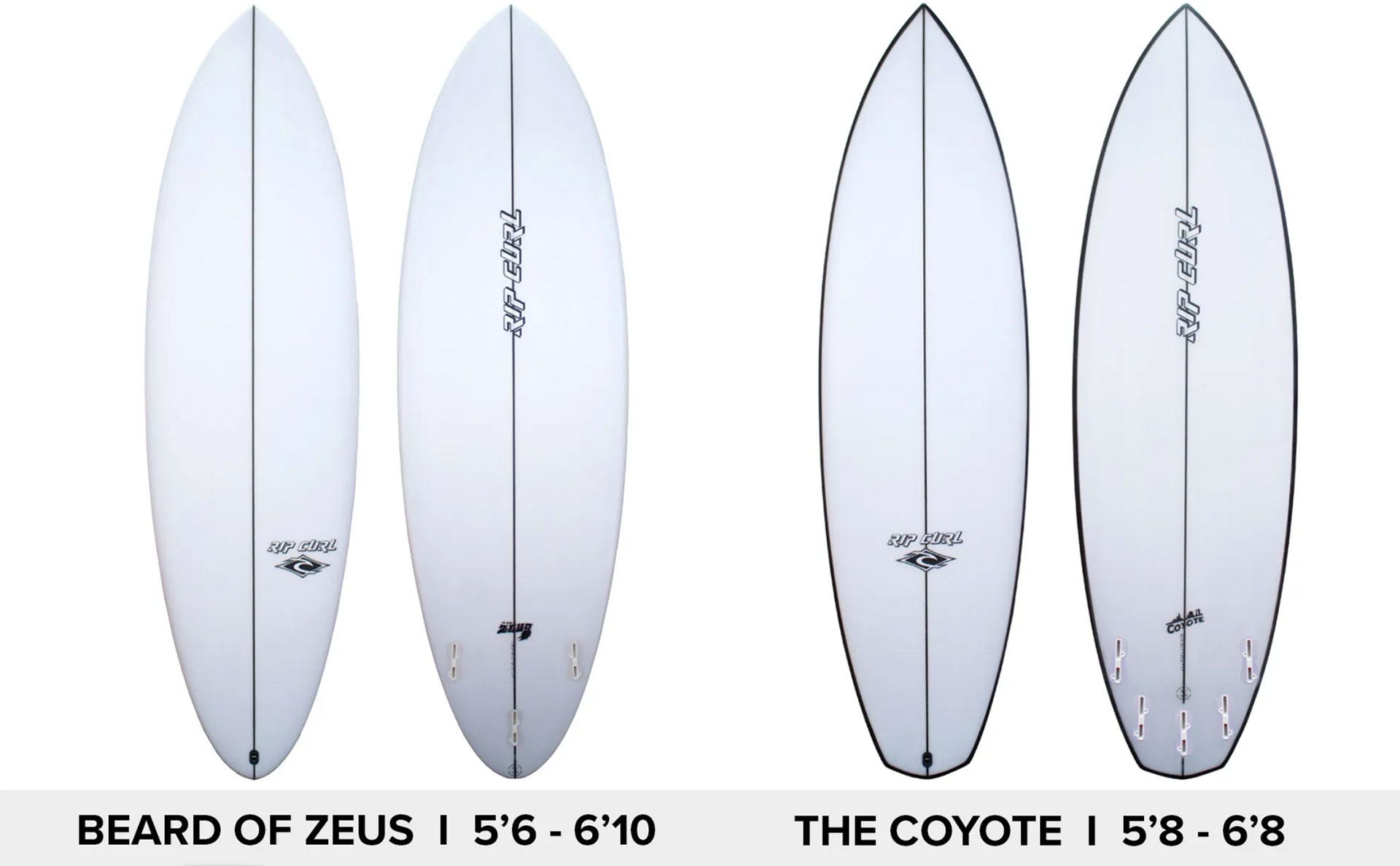 Rip Curl Fun-Performace Surfboard - Beard of Zeus and The Coyote