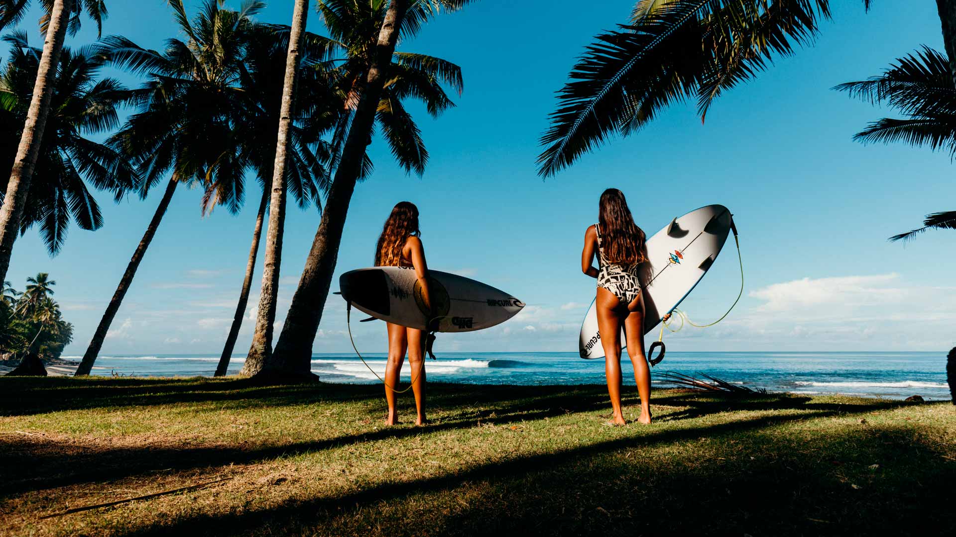 Rip Curl women in Krui, Indonesia