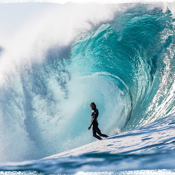 Gabriel Medina surfing in Hawaii