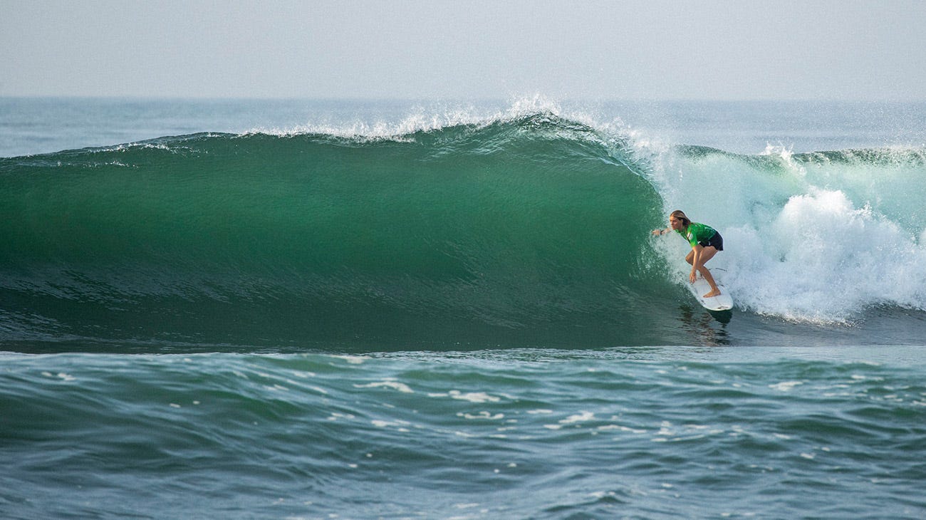 Rip Curl Grom surfing in Indonesia