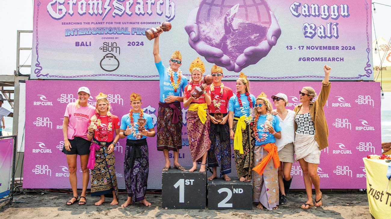 Winners podium of the GromSearch International Final