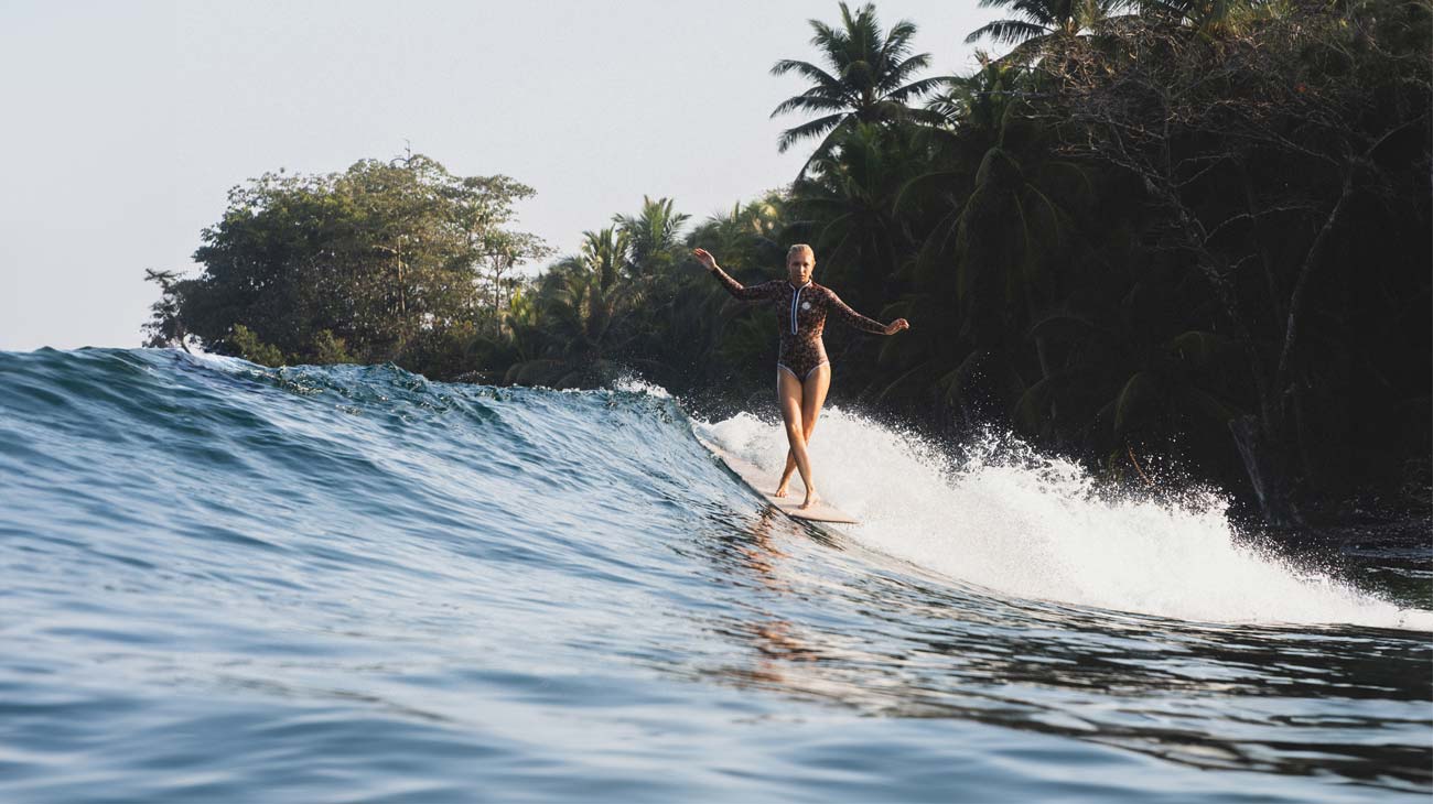 Mason Schremmer surfing in the Mentawais