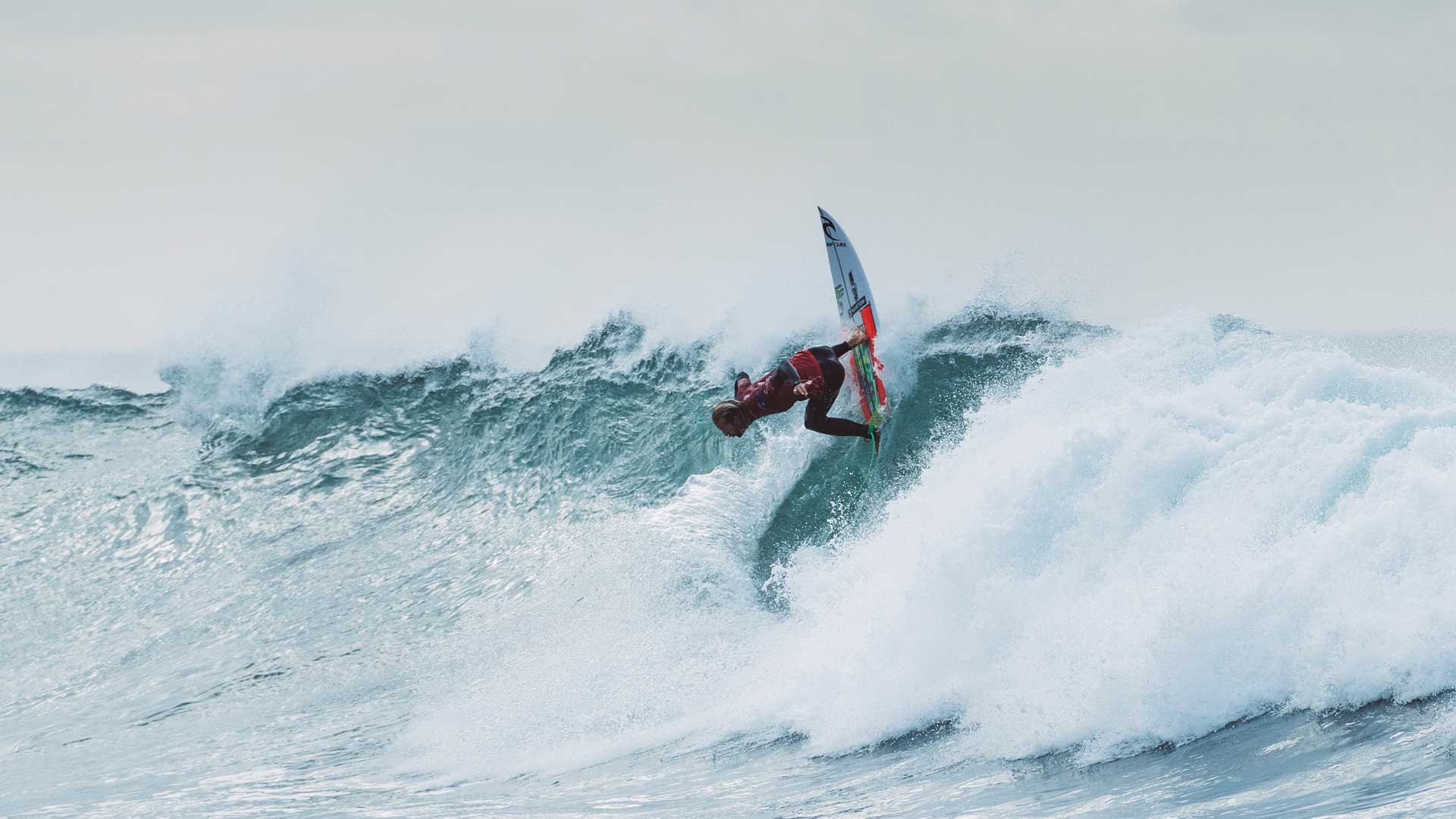 Owen Wright surfing Bells Beach