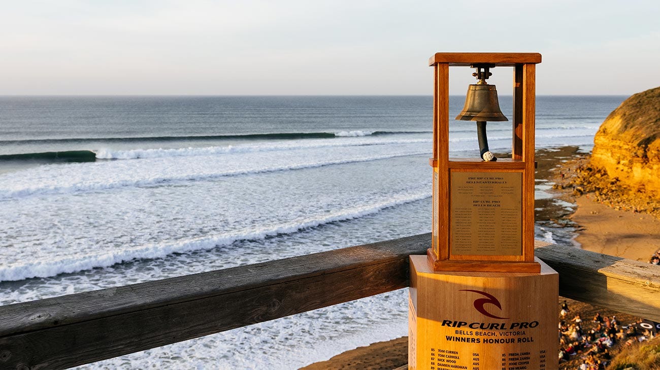 Event site of the Rip Curl Pro Bells Beach