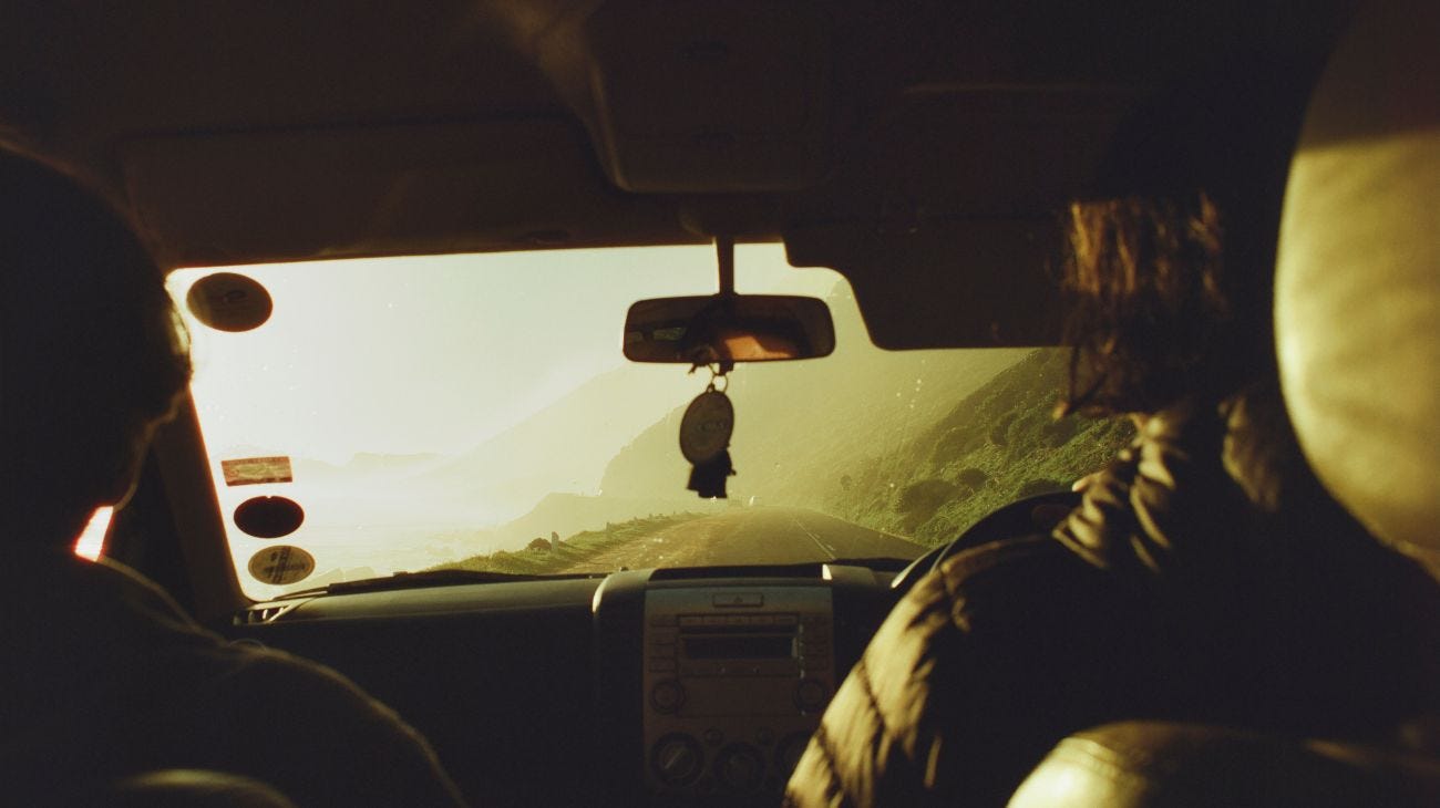 Kyllian Guerin on the road in South Africa