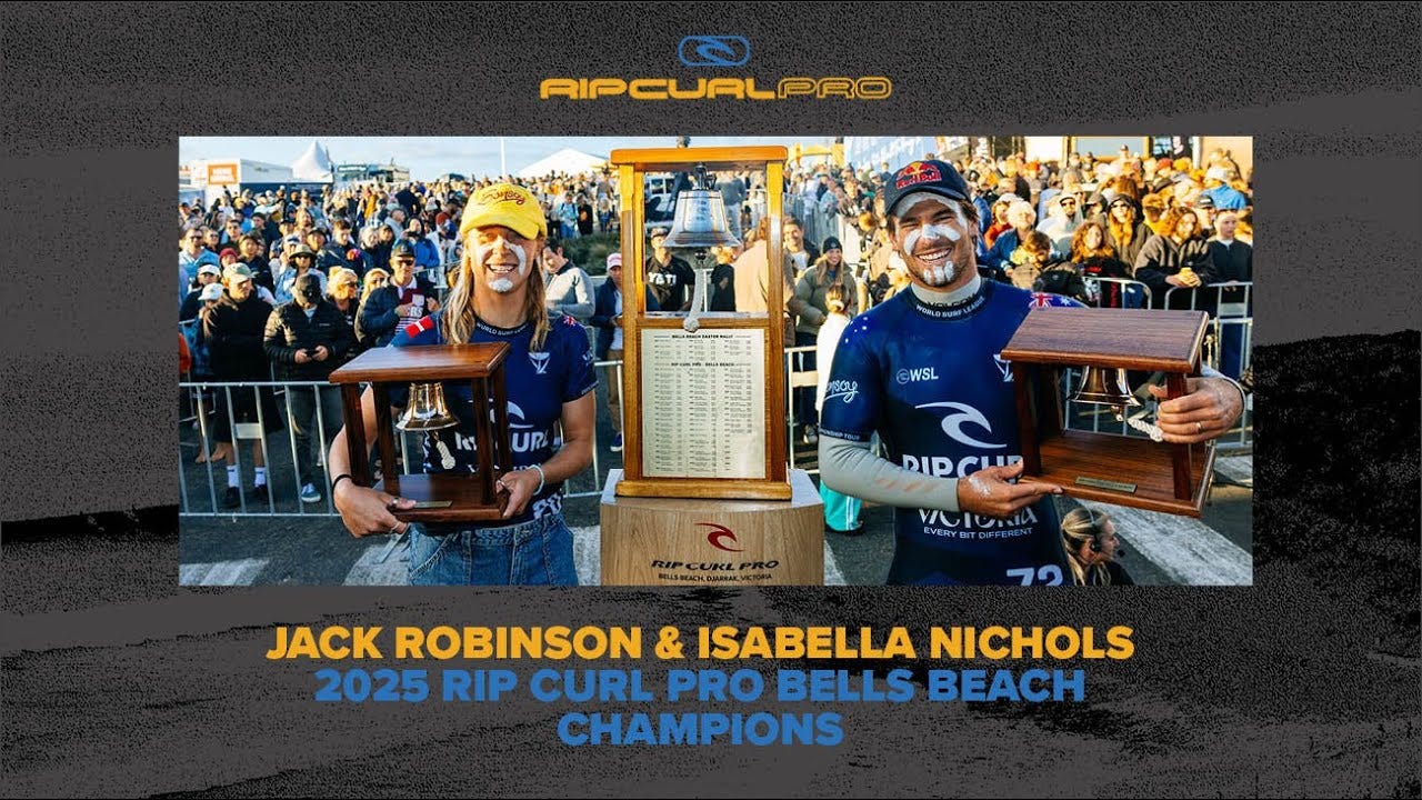 Rip Curl Pro Bells Beach 2025 Winners