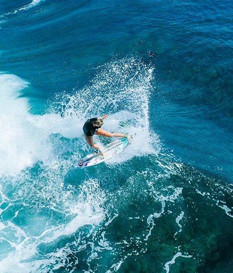 Bethany Hamilton Surfing for Rip Curl