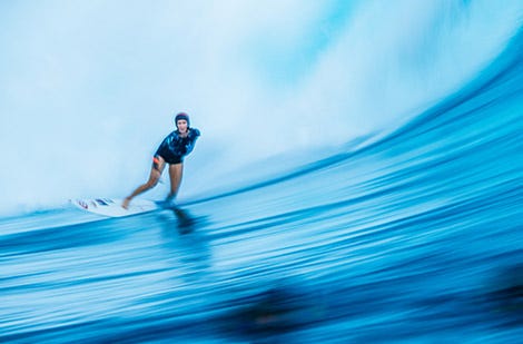 Bethany Hamilton Surfing for Rip Curl