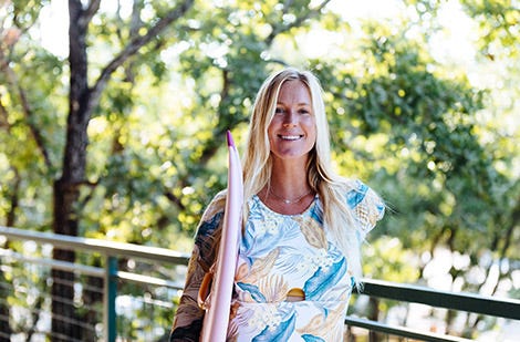 Bethany Hamilton Surfing for Rip Curl
