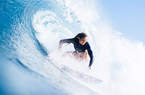 Brisa Hennessy getting barrelled