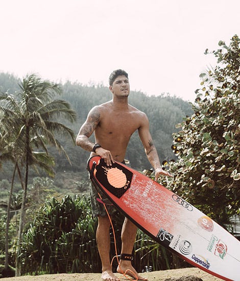 Gabriel Medina in Hawaii