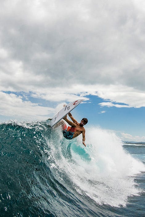 Mason Ho surfing for Rip Curl