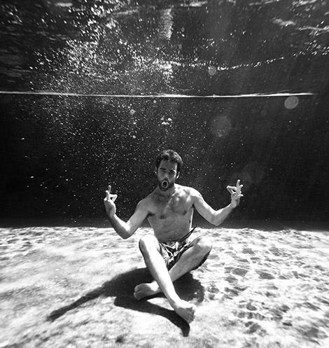 Mason Ho underwater