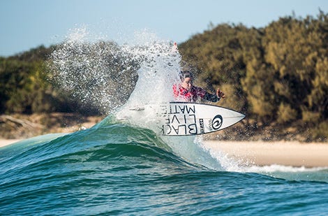 Tyler Wright surfing for Rip Curl