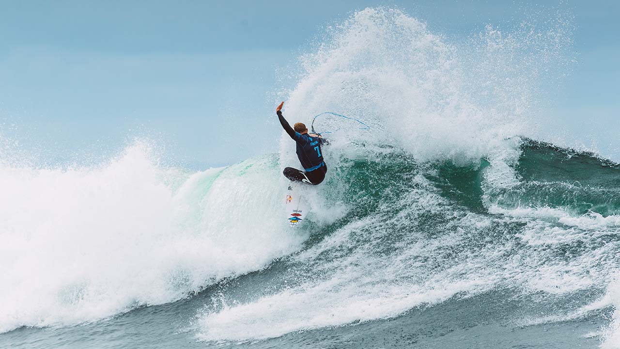 Mick Fanning Surfing Bells Beach