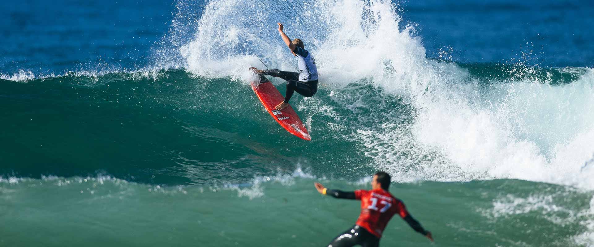 Ethan Ewing surfing Bells Beach