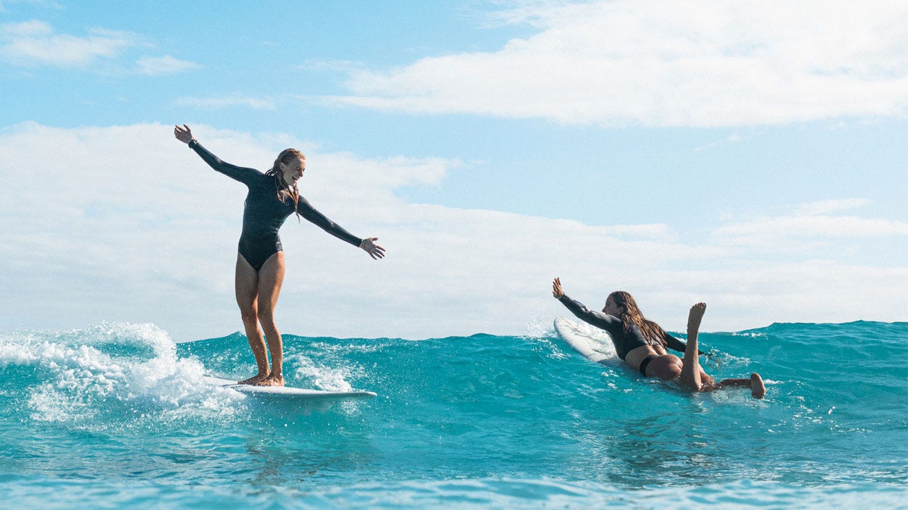 Women in the Surf Community Catching Some Waves