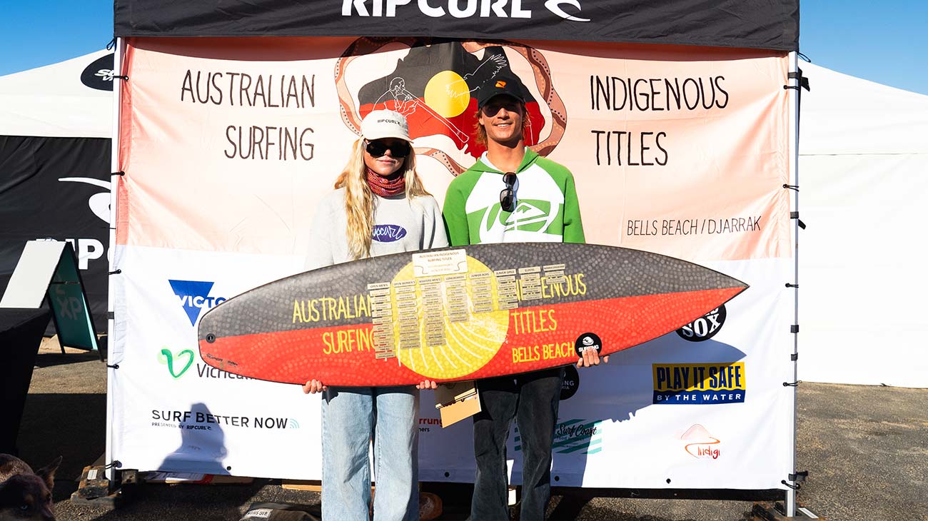 Winners of the Indigenous Surfing Titles