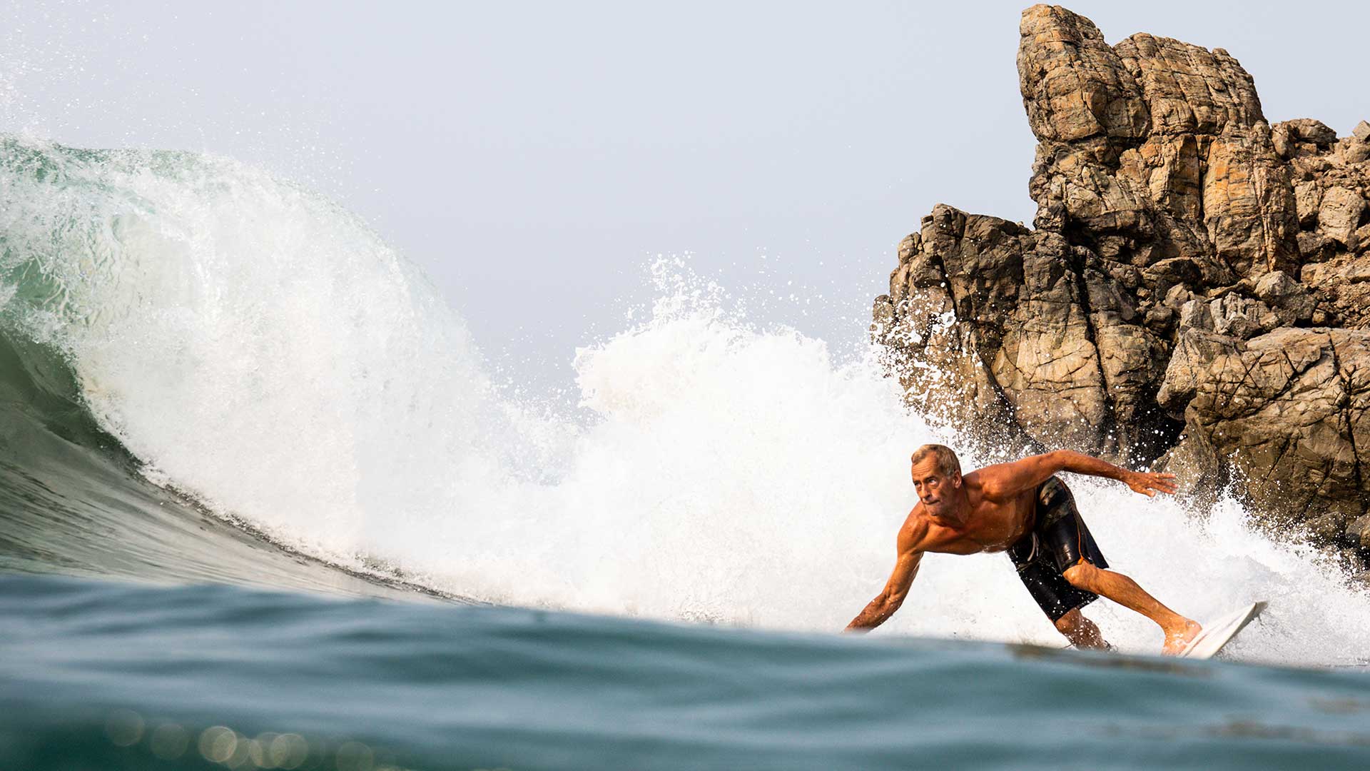 Tom Curren surfing in Mexico